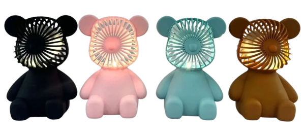 Sitting Bear Hand Held Fan - 12/pk 6bx/cs cs.72