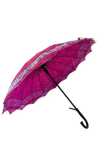 Dual Layered Floral Print Umbrella 41" - 12/pk 4bx/cs cs.48