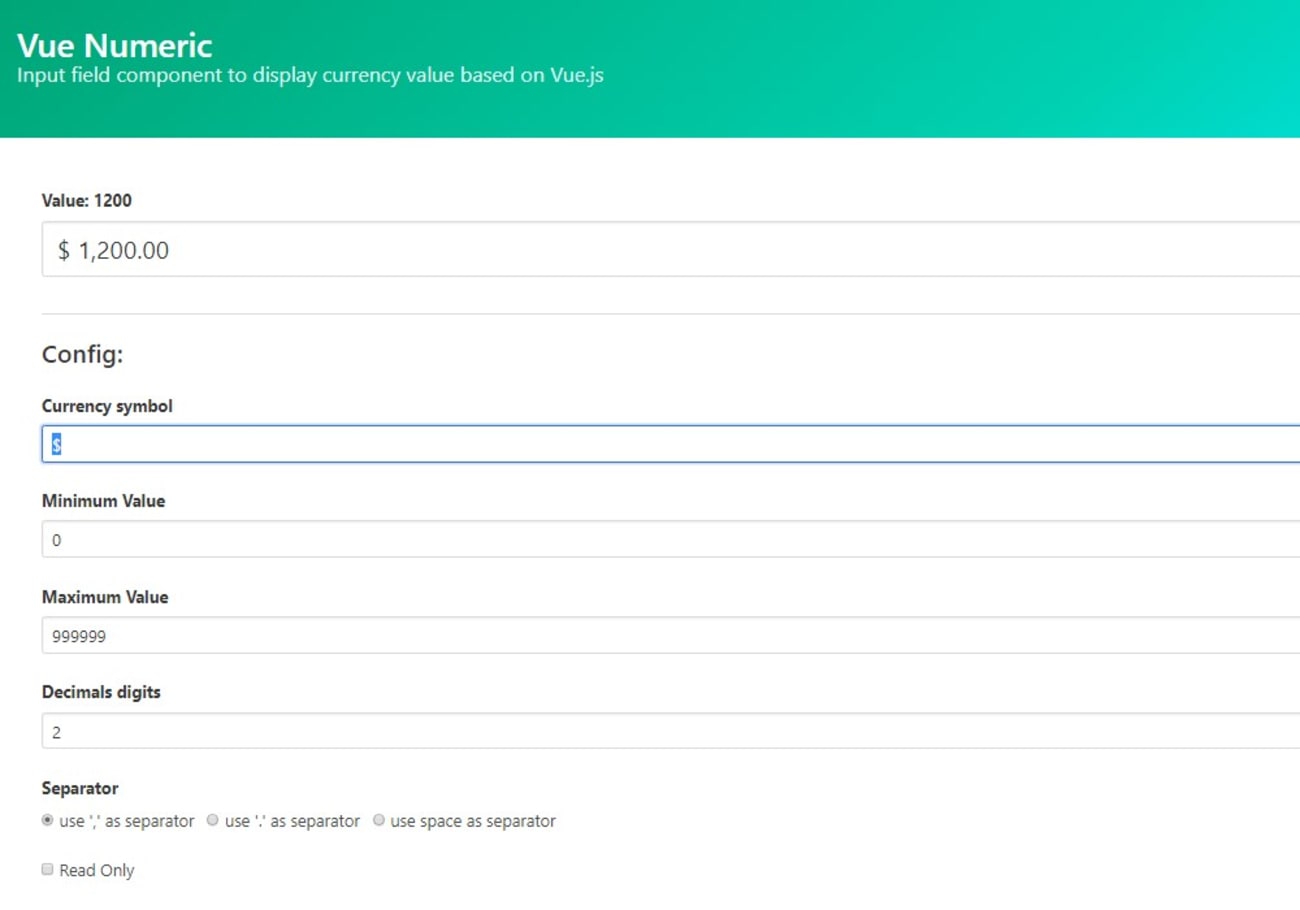 Input components. Input currency. Input field. Numeric fields. TWEENMAX js примеры.