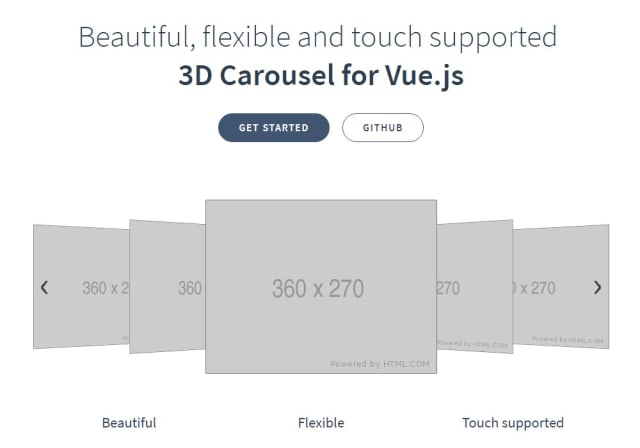 Vue Carousel 3D