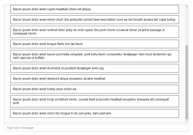 Vue Chat Scroll