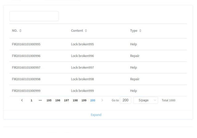 Vue Data Tables