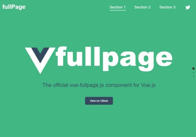 Vue fullpage.js