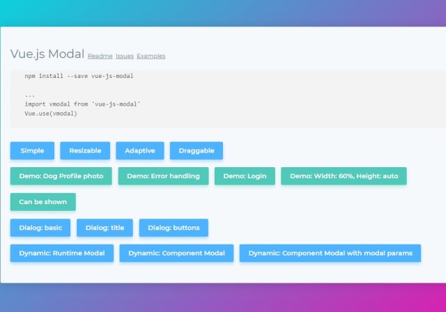 Vue.js Modal