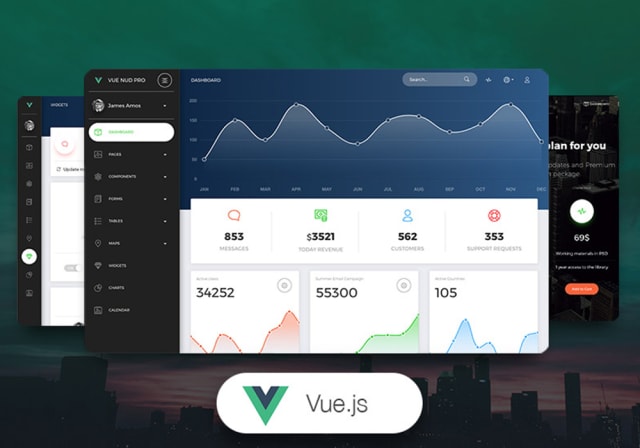 Vue Now UI Dashboard PRO