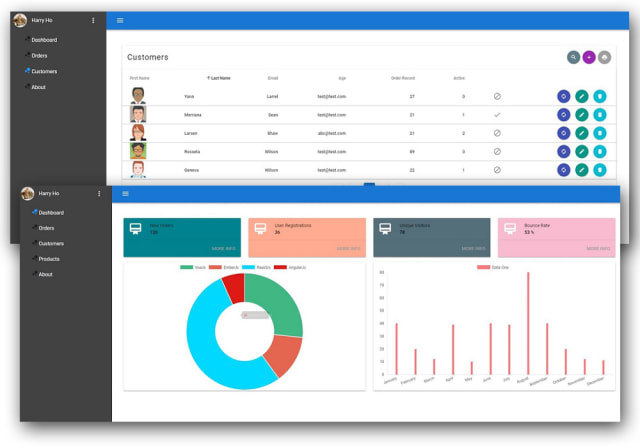 Vue 2 CRM
