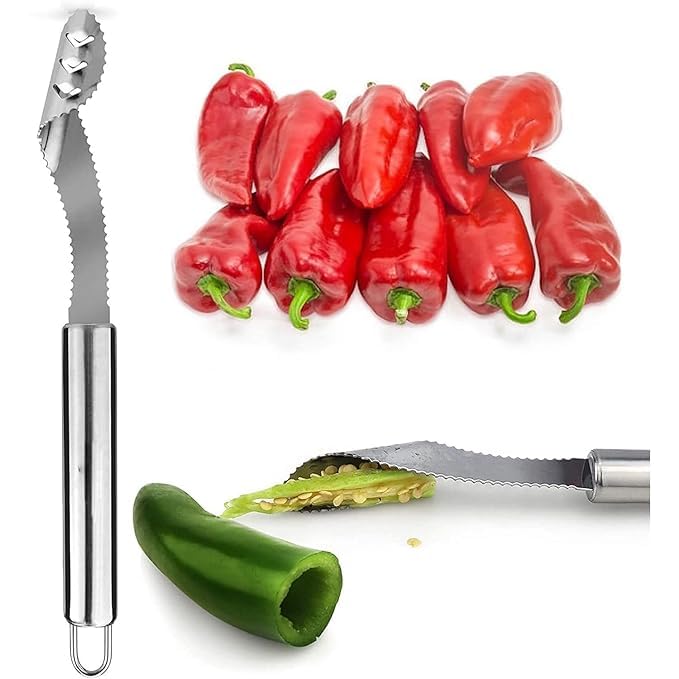 Steel Chili Corer - Seed Remover