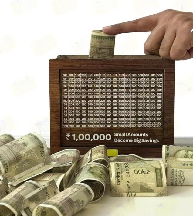 Wooden Coin Piggy Bank