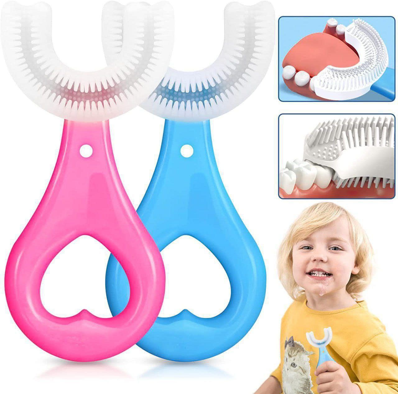 Baby Tooth Brush Kids U Shape Tooth