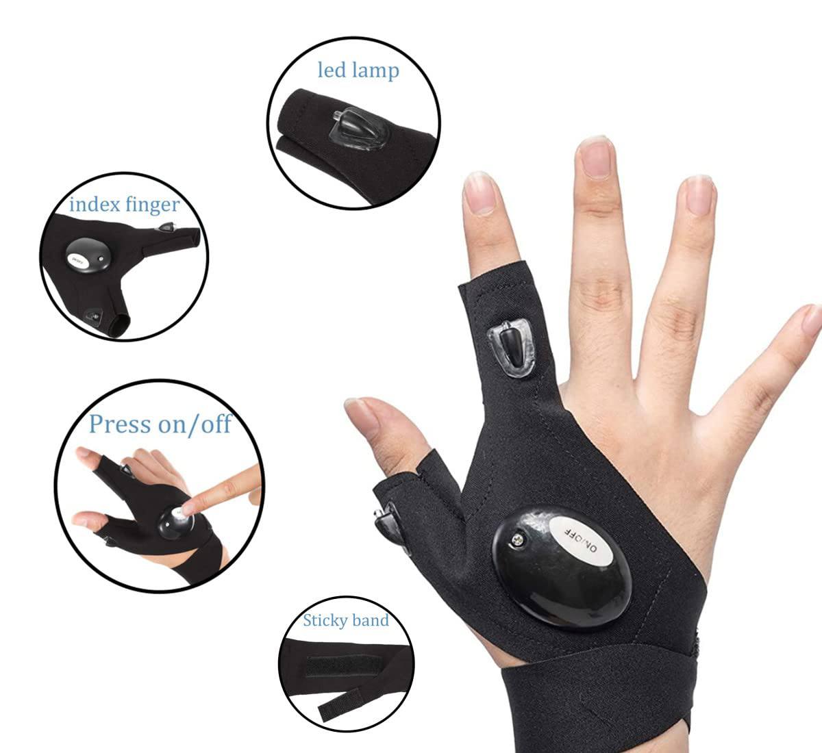 LED Flashlight Gloves