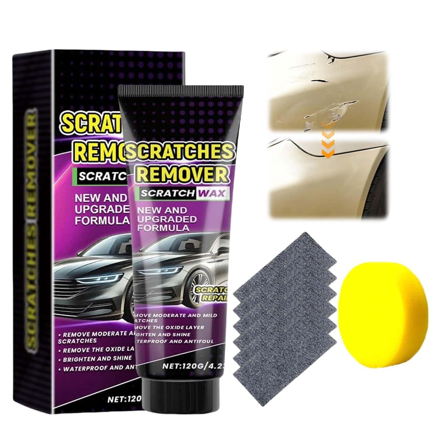 Car Scratch Removal Wax New