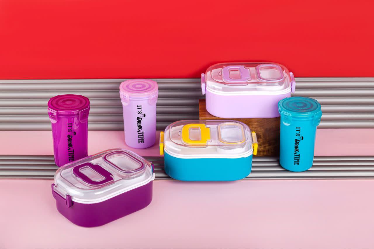 Yummy Lunch Box with Bottle