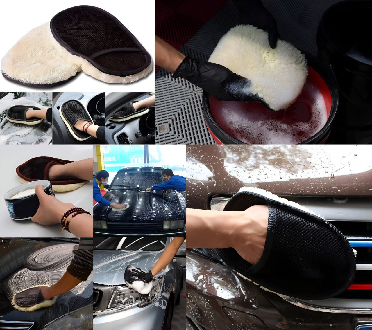 Car Cleaning Wash Glove