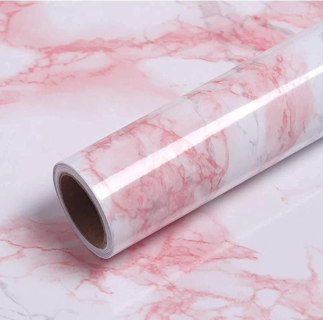 Pink Marble Foil Paper [ 60*200 CM ]