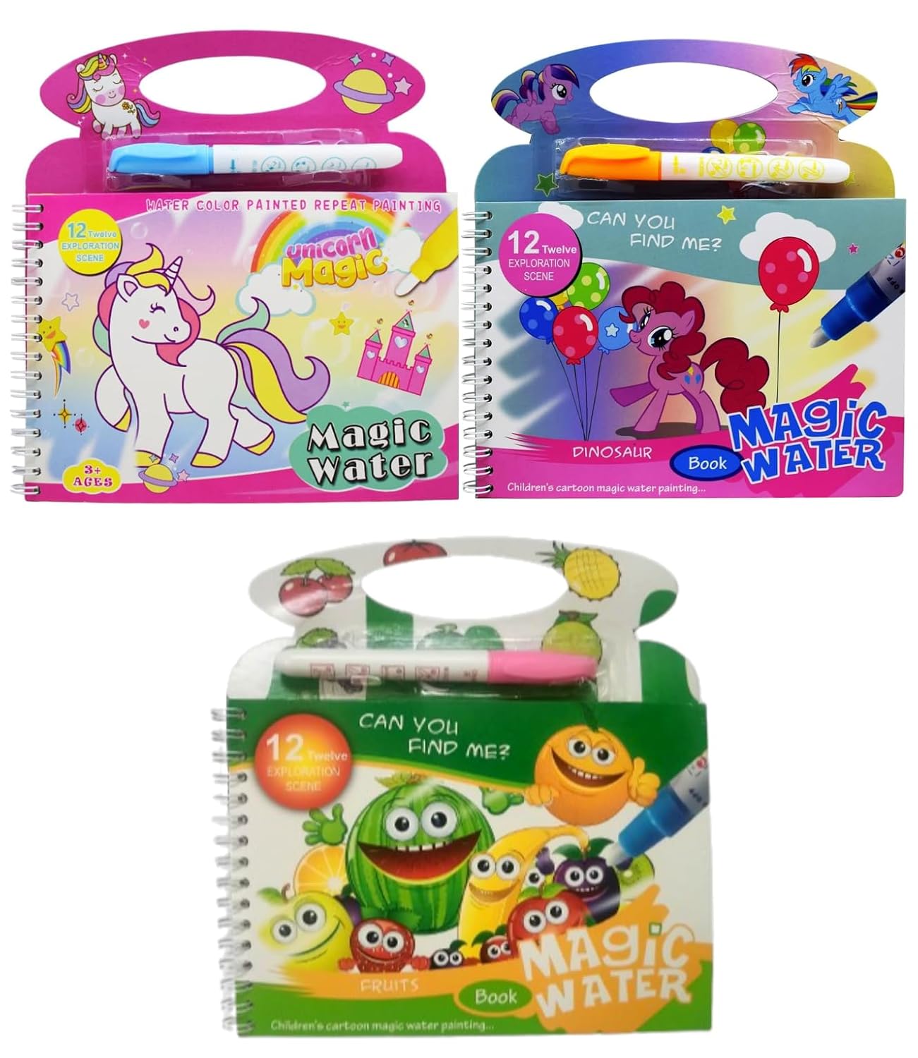 Reusable Magic Water Painting Book