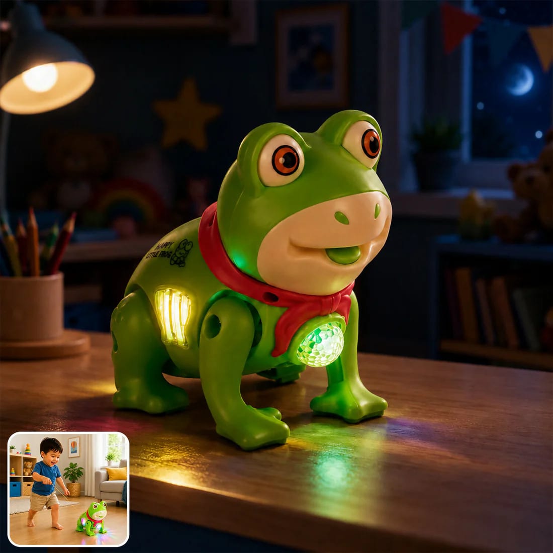 Pull-along Frog Toy