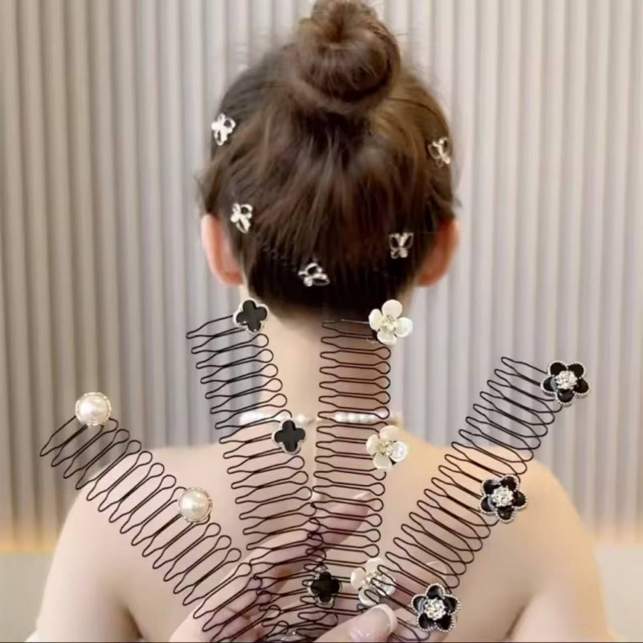 Stretchable Invisible Hair Clip