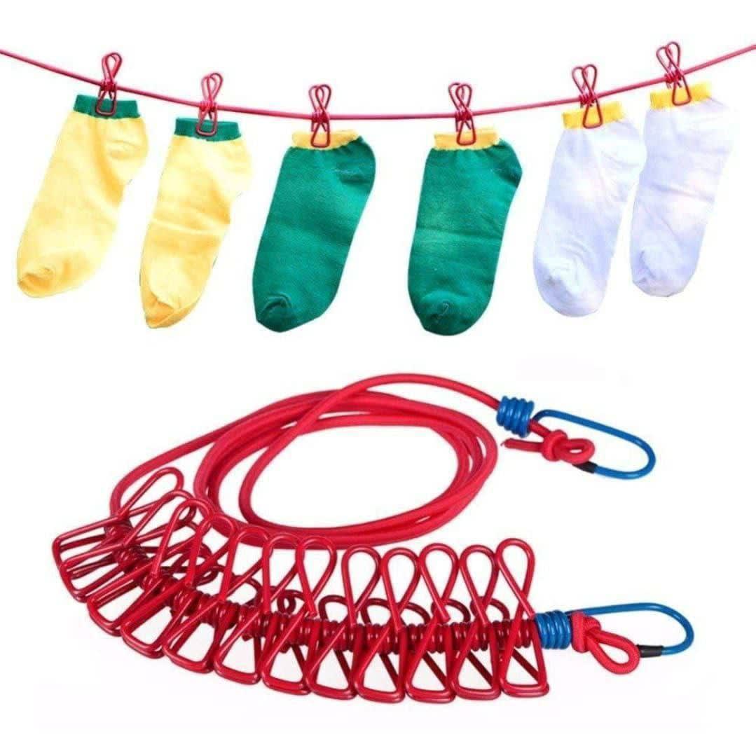 12 PC Travel Clothes Line