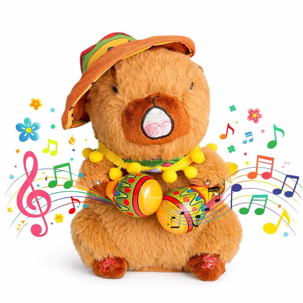Capybara Toy | Musical Talking Capybara Plush Toy