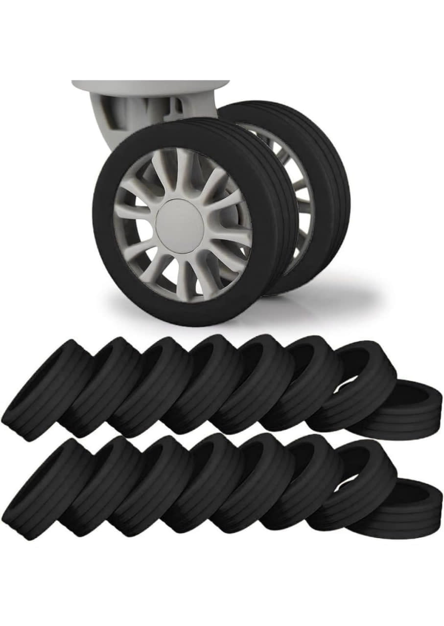 Luggage Wheel Silicone Protector Cover (8PCS)