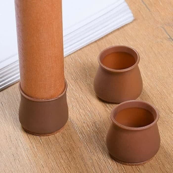 Chair Leg Cover Brown 16 PCS