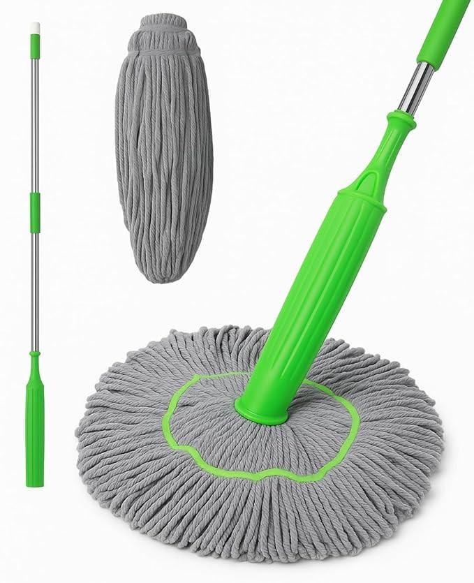 Microfiber Twist Mop (Green)