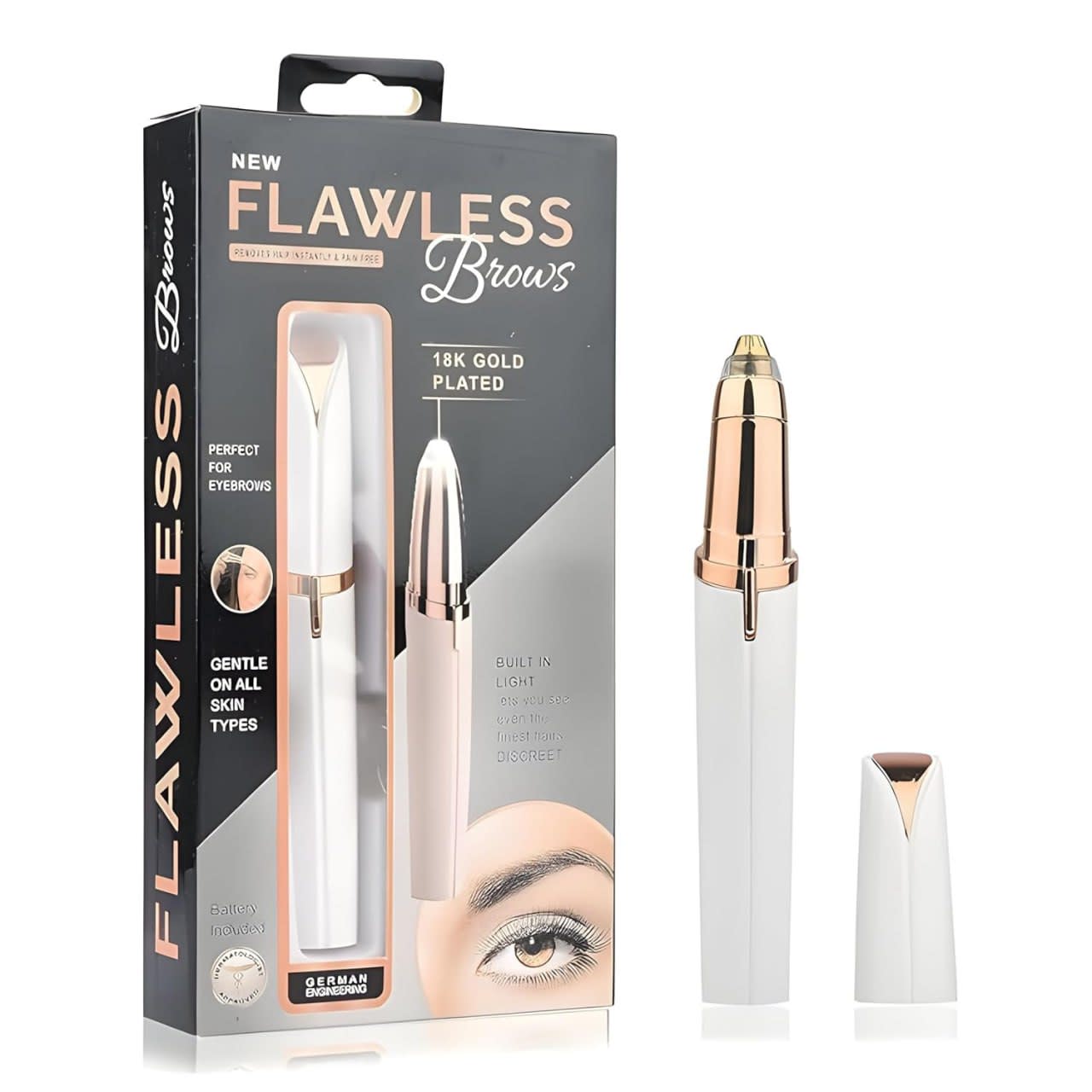 New Flawless Eyebrow Trimmer Hair Remover