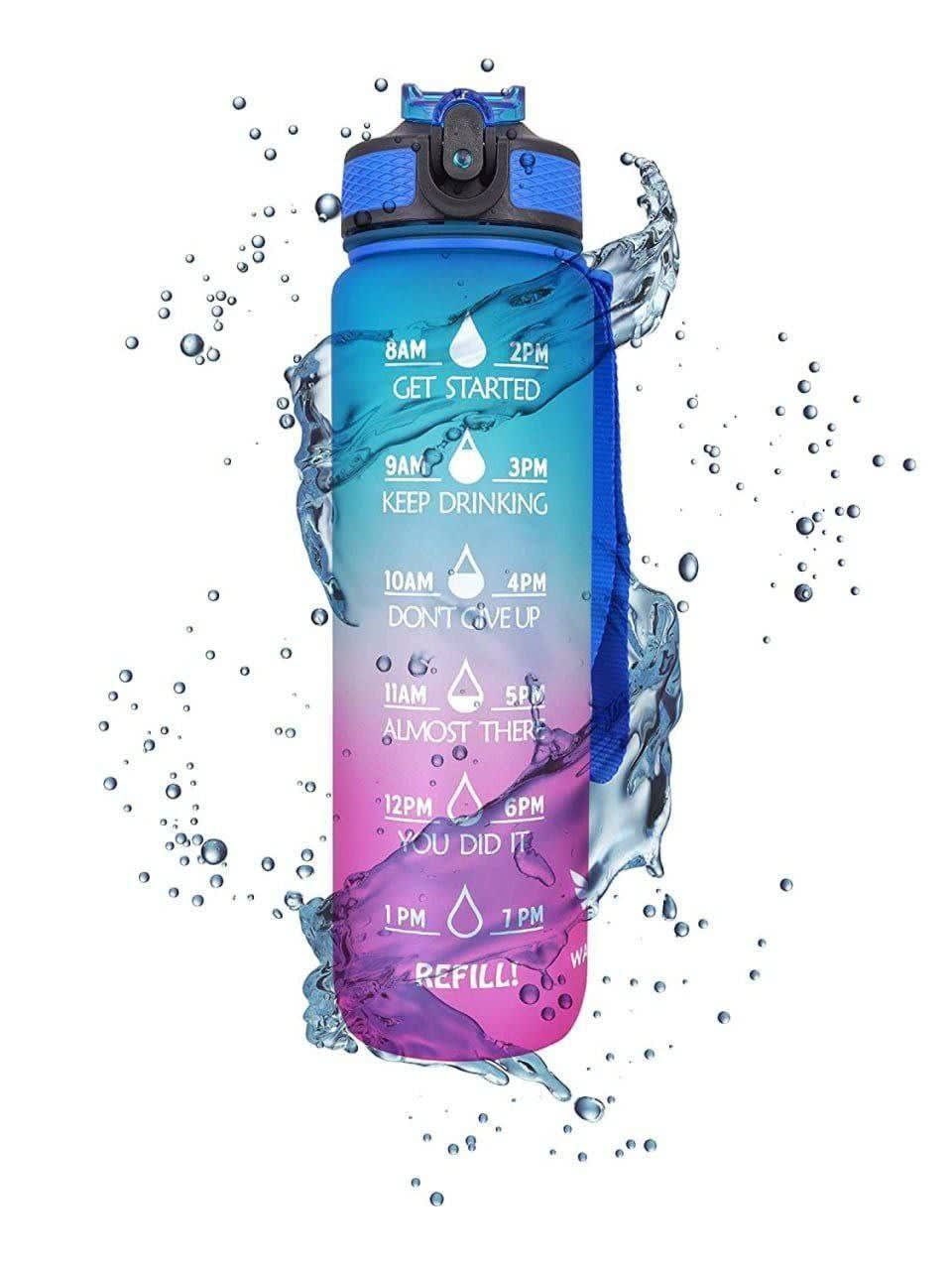 1L Motivation Water Bottle