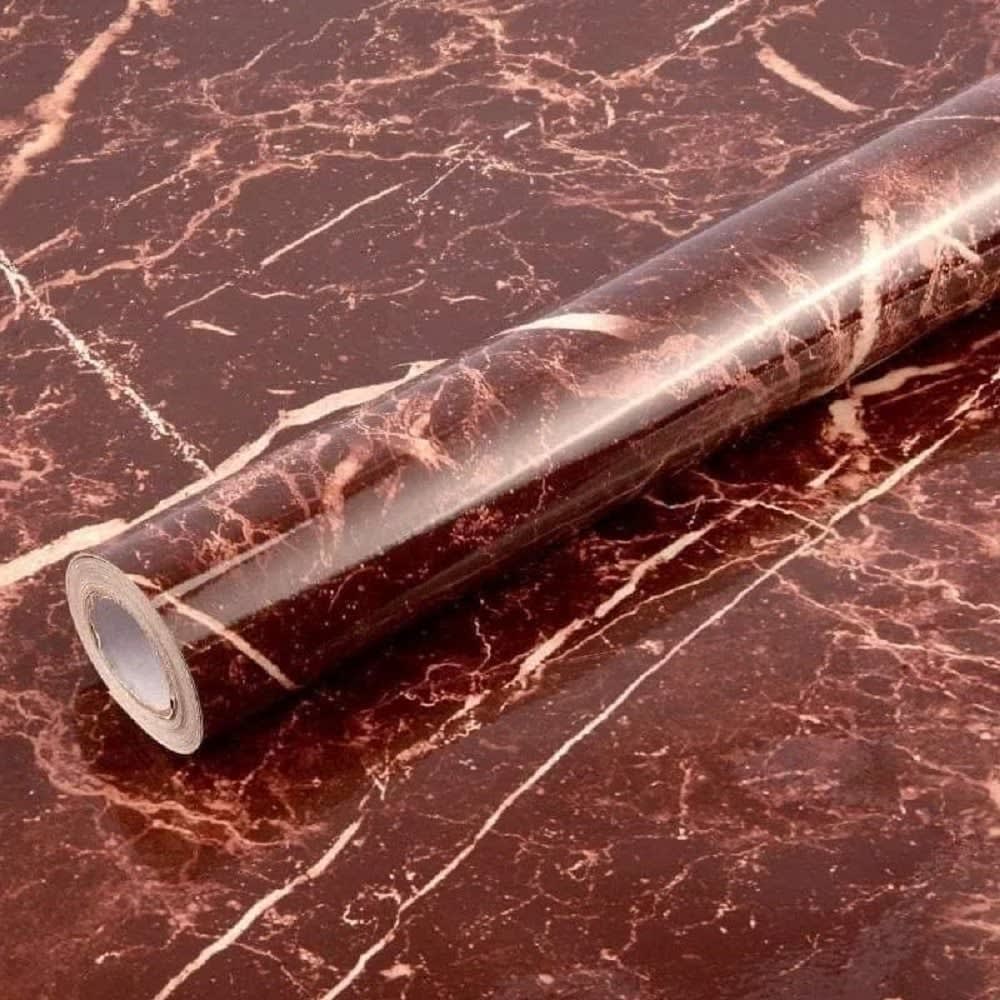 Brown Marble Foil Paper