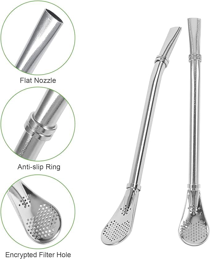 2 in 1 Straw Filter Spoon