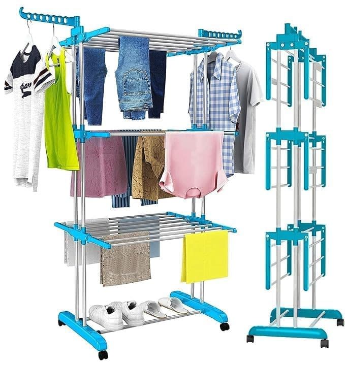 3 Step Plastic Cloth Dryer Rack 3 Layer Cloth Dryer