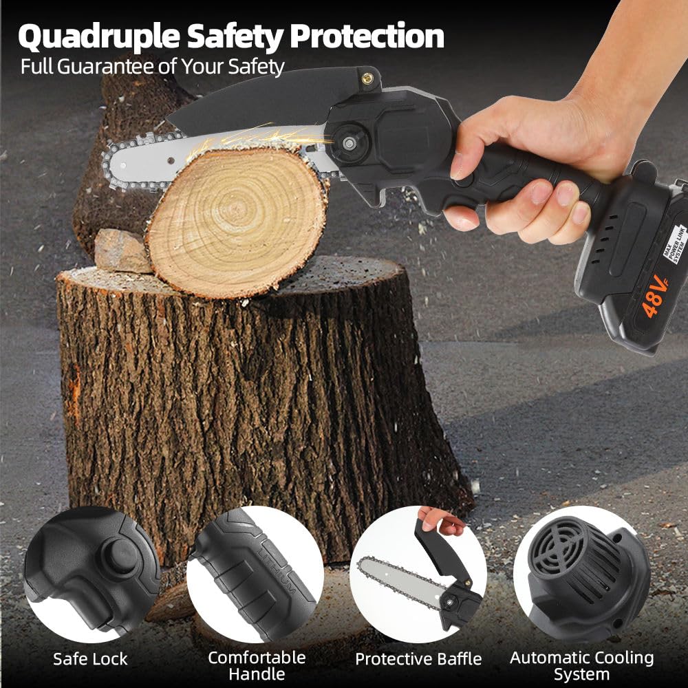 Chainsaw with Single Battrey