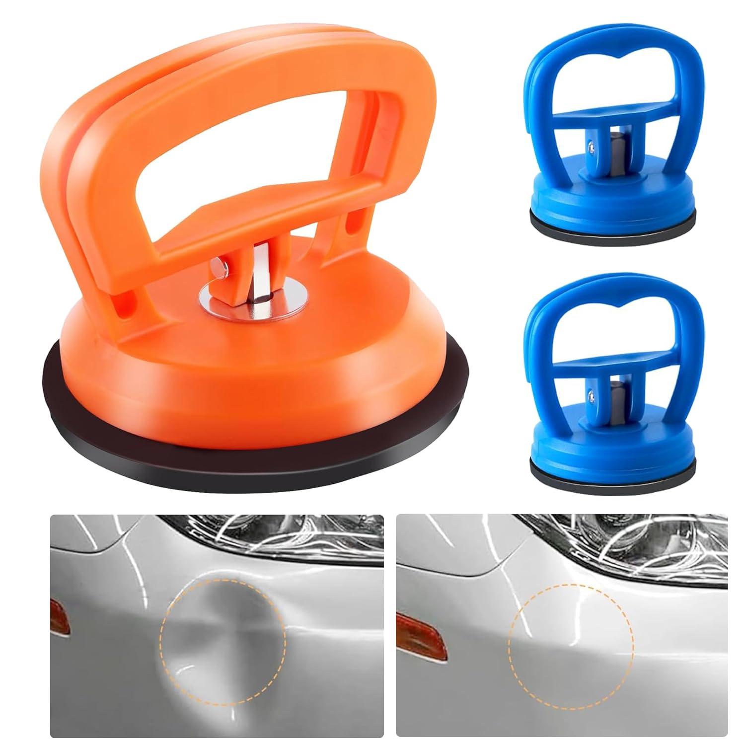 Car Dent Puller Suction Cup Repair Tool - Multi Color