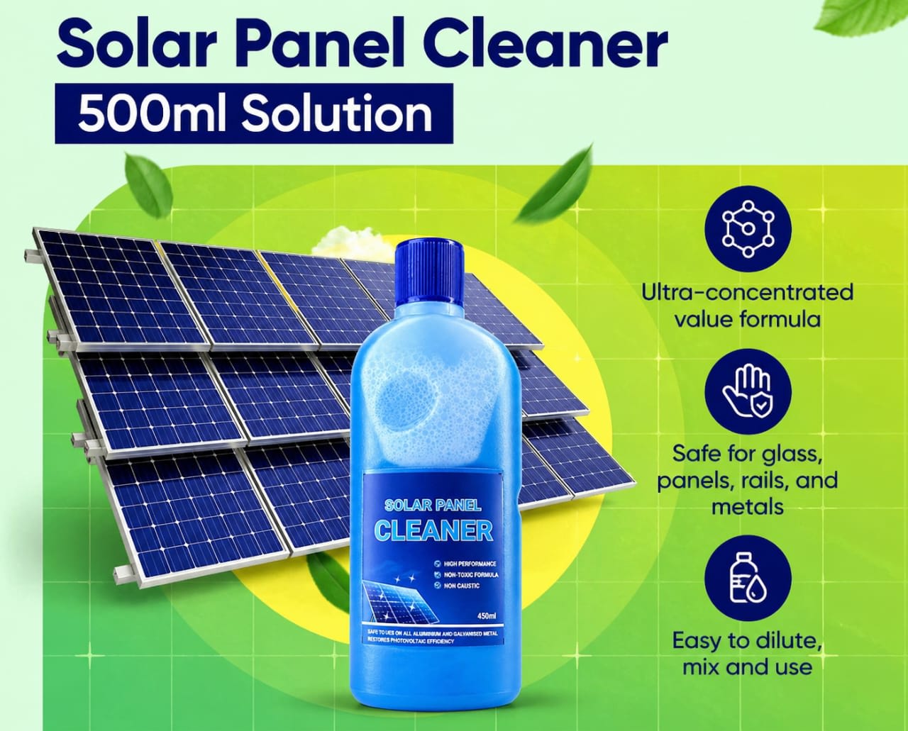 Solar Panel Cleaning Liquid
