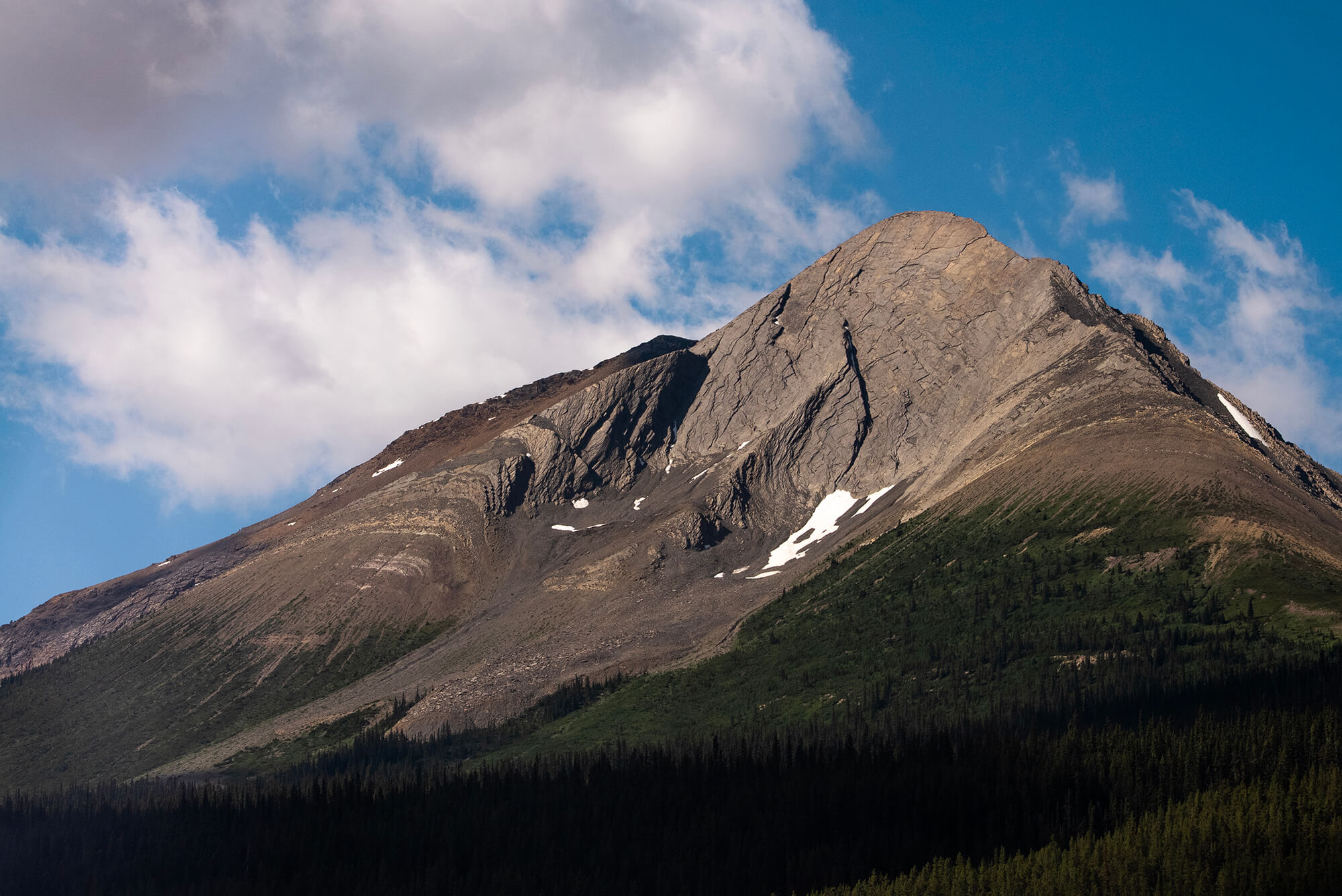 Mountain summit in British Columbia