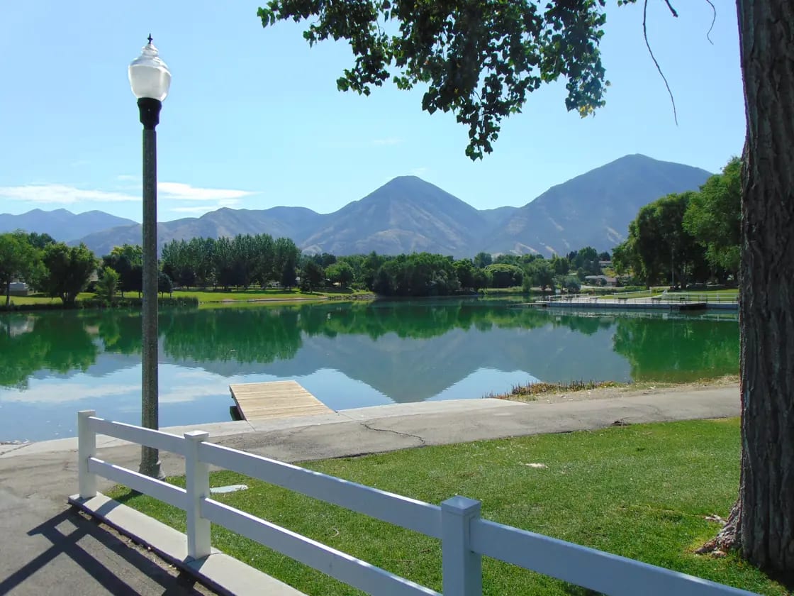 Salem Pond in Salem, Utah