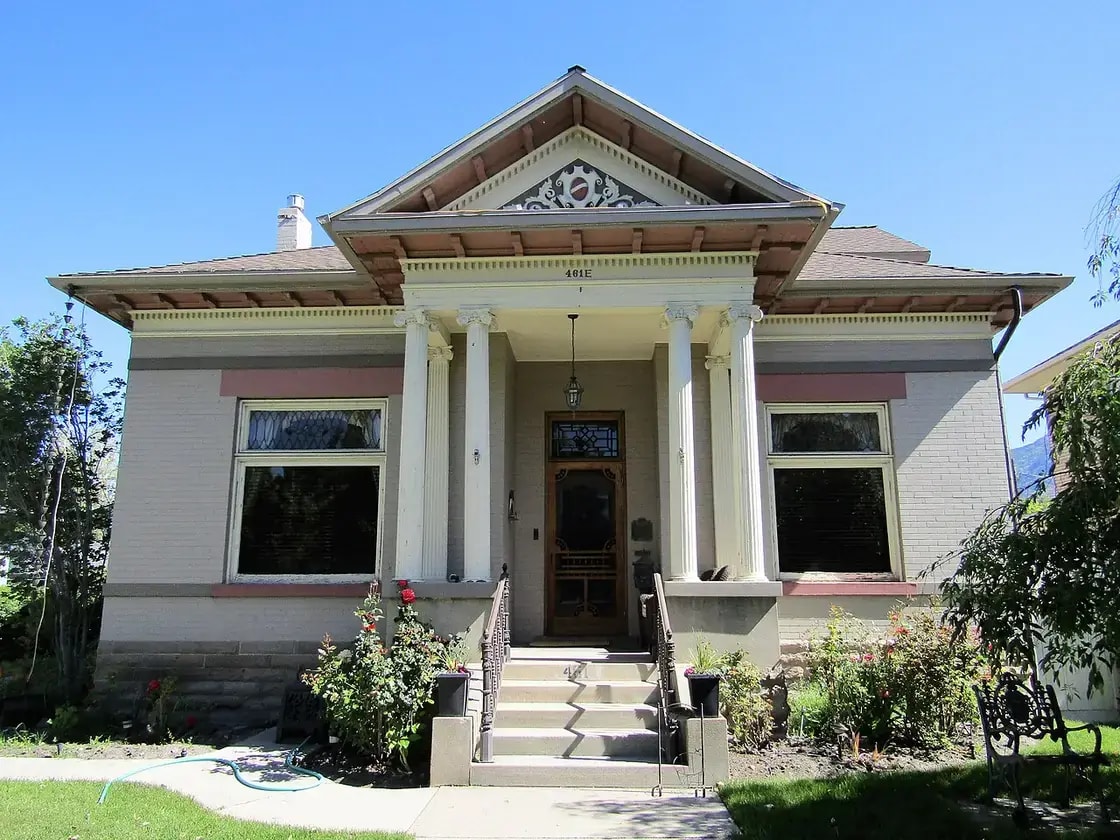 Historic home built in 1906 on Center Street in Provo, Utah