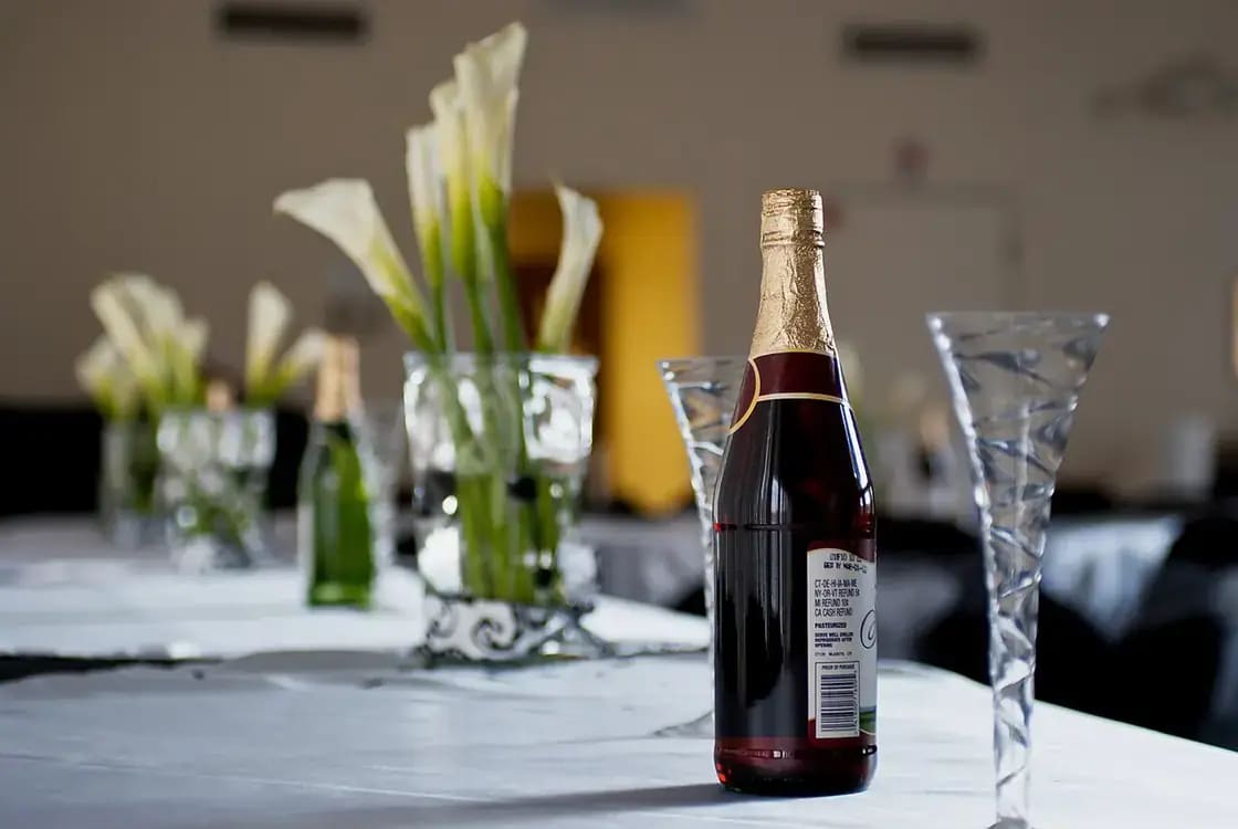 Elegant wedding reception table setting — wedding venues in the Utah Valley area