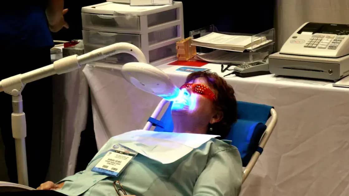 A professional in-office teeth-whitening treatment — cosmetic dentistry in Utah Valley