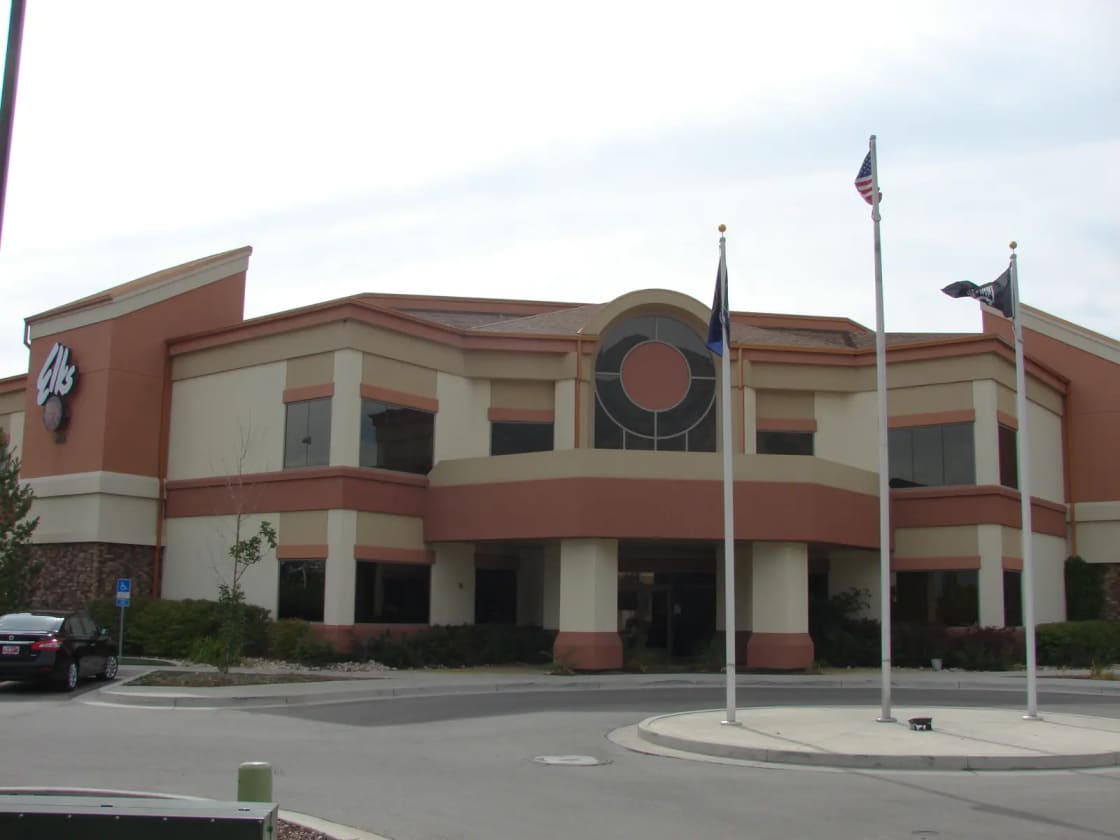The lodge building for the Benevolent and Protective Order of Elks off South University Avenue (US-189) in Provo, Utah, July 2015