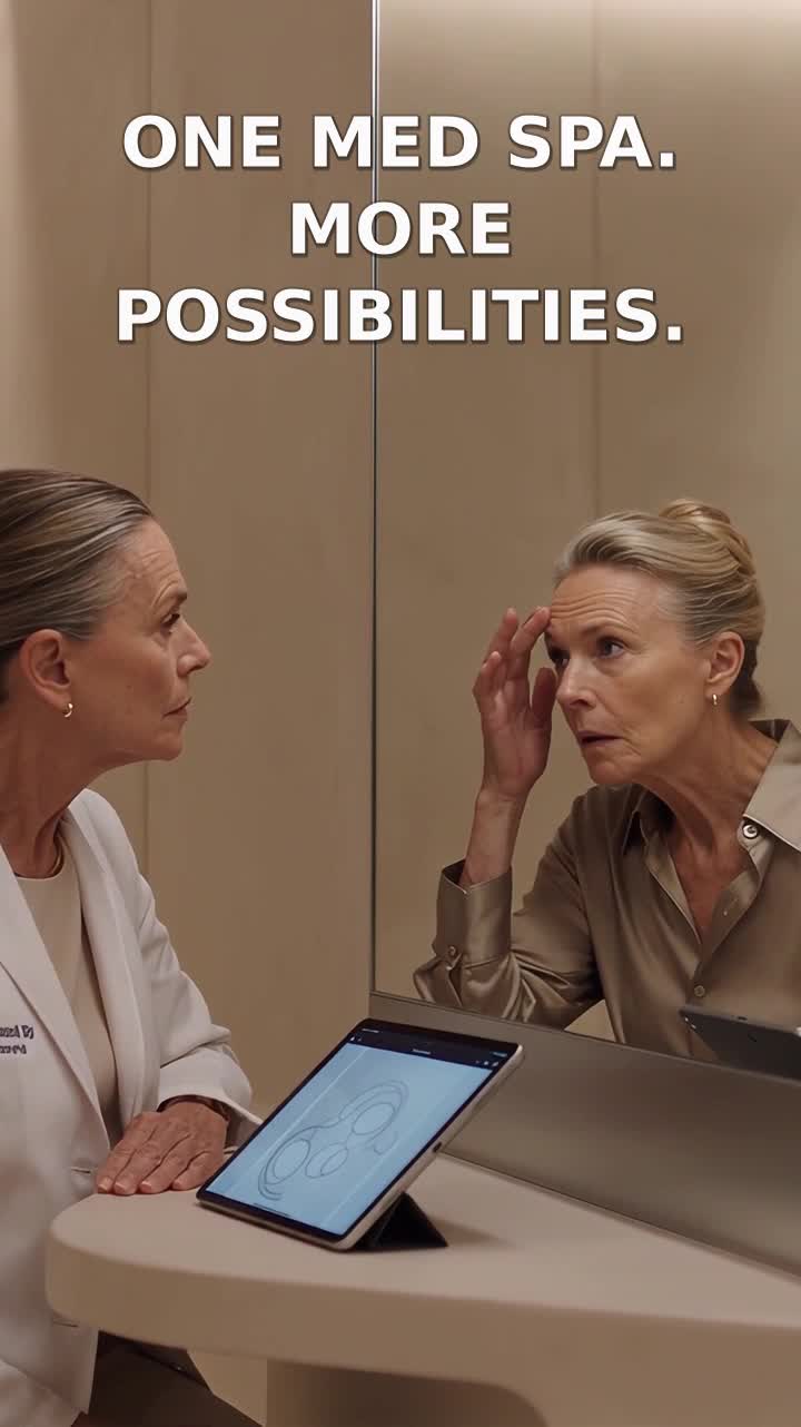 Full-Service Med Spa — One Med Spa. More Possibilities. ad creative