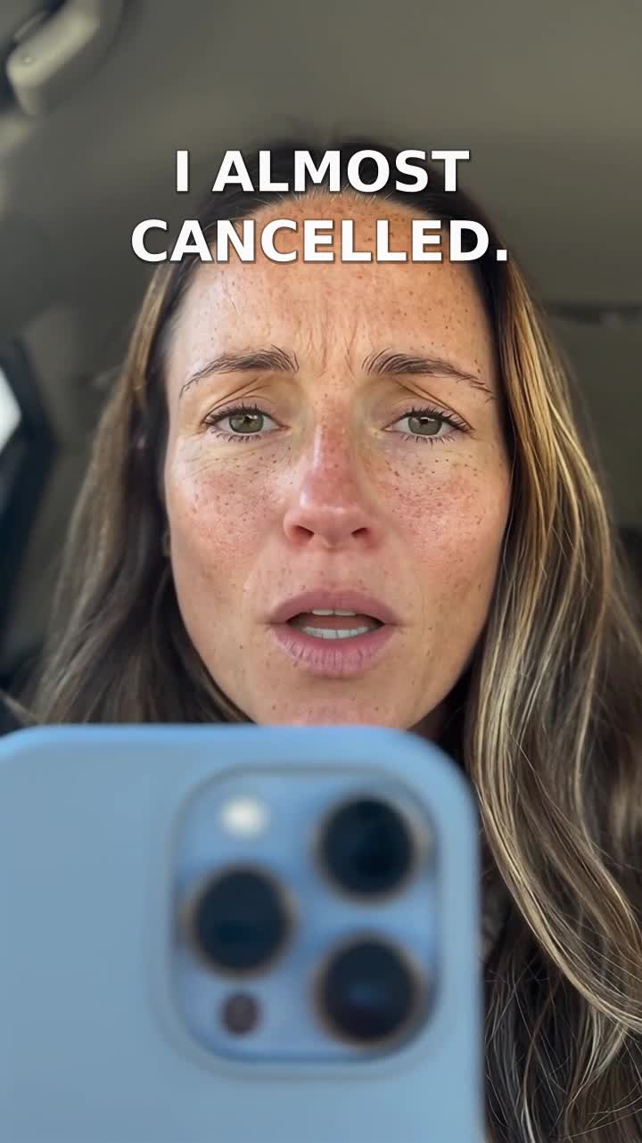 AD CREATIVE — I Almost Cancelled. ad creative