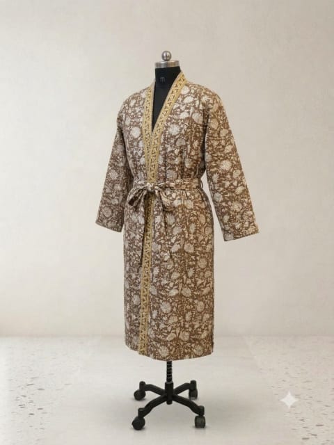 Reversible Quilted Robe