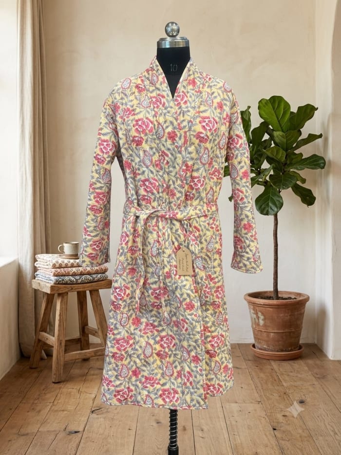 Reversible Quilted Robe — view 2