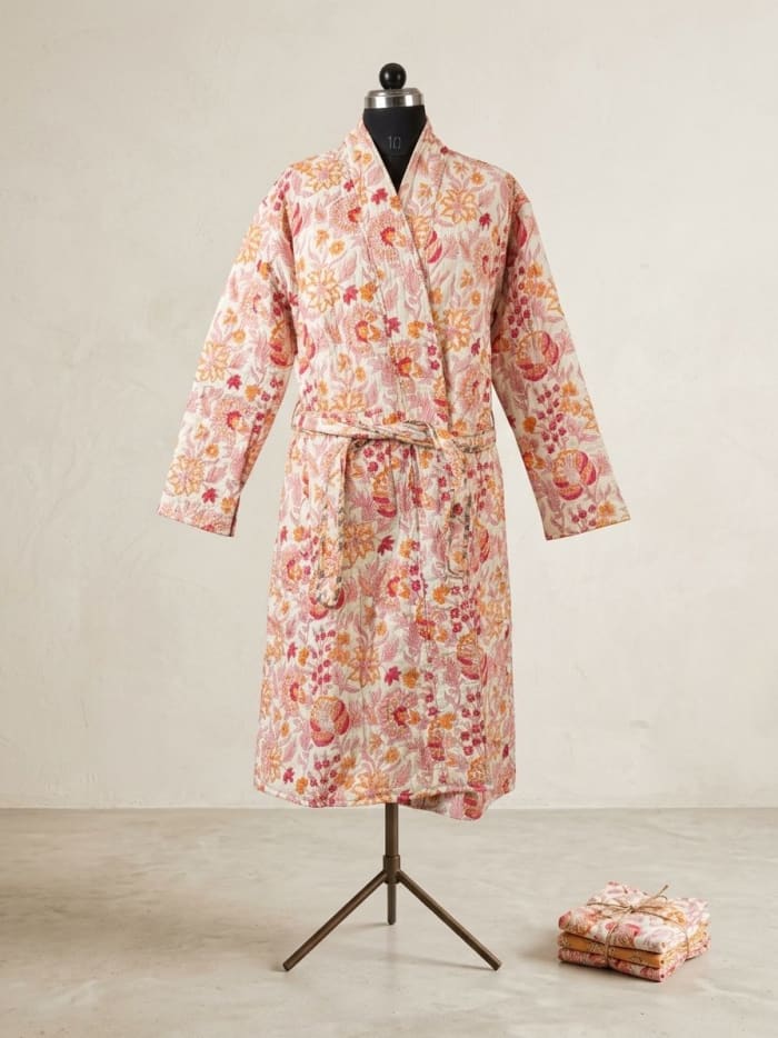 Reversible Quilted Robe