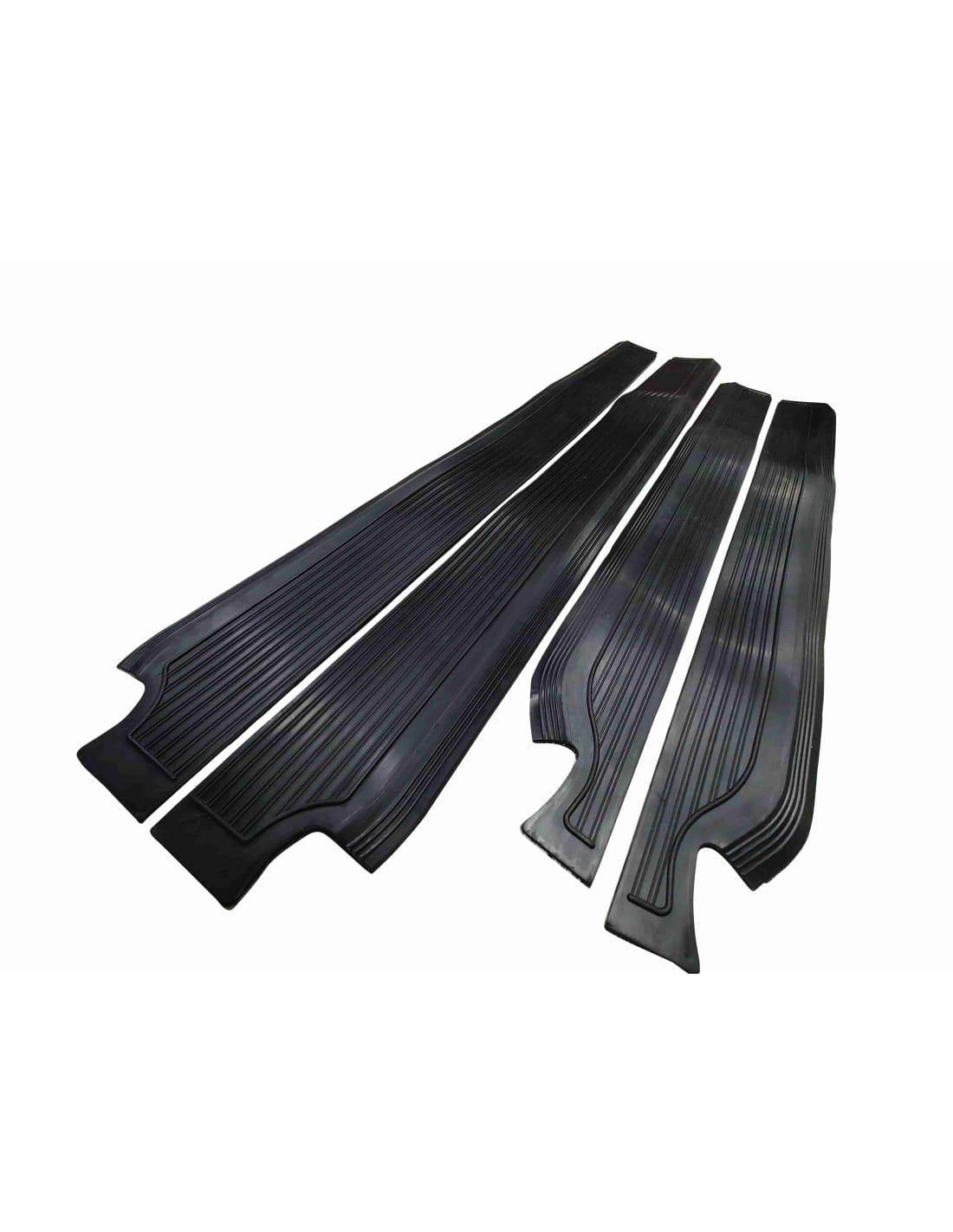 Sill Mat Set Rubber Black W108 W109 - Classic Mercedes Parts