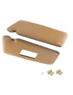 Zonnekleppen met clipjes Creme SL107 SLC107