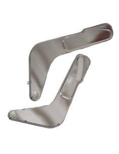 Set of Chrome Seat Covers - Right - Early Version - W113