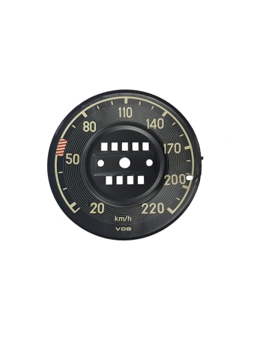 Speedometer Dial Face - W113 - KM Version