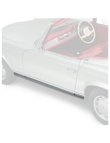 Zierleisten für Seite in Aluminium - W113